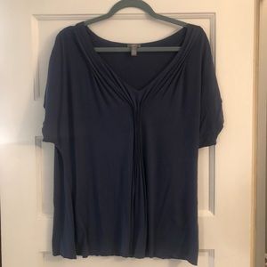J Jill stretchy blue blouse